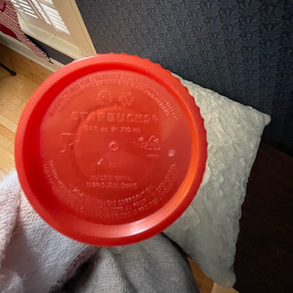 Starbucks Orange Bling 24oz Limited Edition Studded Pearl Venti Reusable Modern - Picture 5 of 5